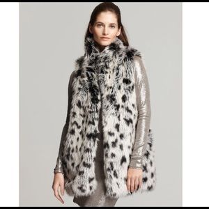 Alice & Olivia Shaelyn Long Faux Fur Vest